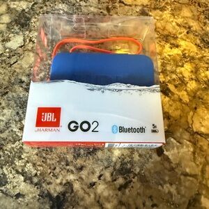 JBL GO2 Portable Bluetooth Speaker - Blue
